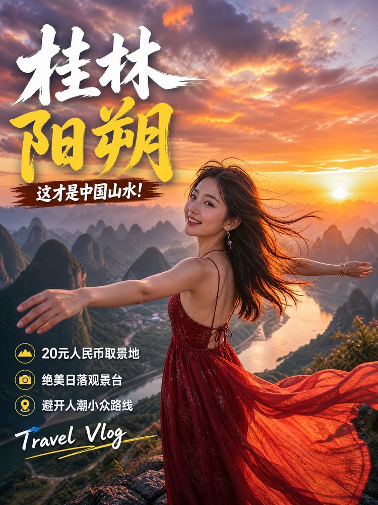 17c一起草旅行视频-桂林阳朔旅行视频演示